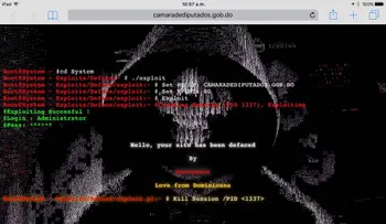 Hackean página web de la Cámara de Diputados