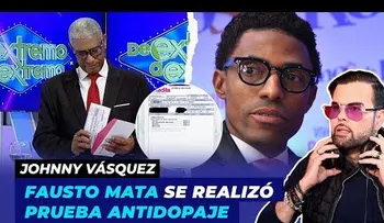 Fausto Mata se hace la prueba antidopaje para demostrar no consume sustancias