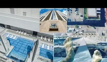 Si sufres de vértigo no vea esto: la increíble piscina suspendida a 150 metros de altura