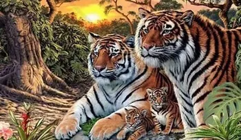 El nuevo reto viral ¿Cuantos tigres hay en esta foto?