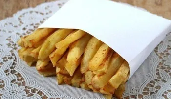 Deliciosas papas fritas sin una gota de grasa. Super sencillo de prepararlas