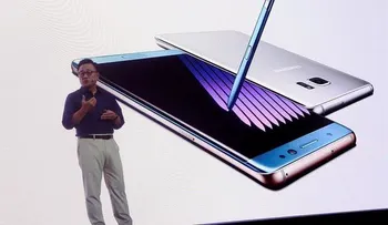Samsung presenta en Seúl el Note 7 resistente al agua y con escáner de iris