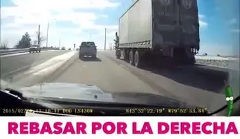 5 razones para nunca rebasar por la derecha (VIDEO)