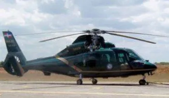 Helicoptero con funcionarios del Gobierno aterriza de emergencia