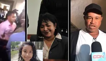 "Asesino, asesino", le vociferan a Marlon Martínez, acusado por la muerte de Emely Peguero