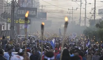 Enorme marcha contra la corrupción en Honduras 