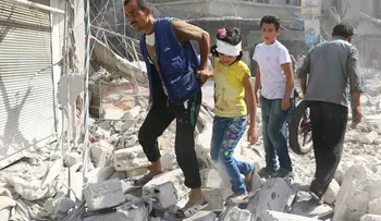 Decenas de muertos en ataques aéreos en Aleppo