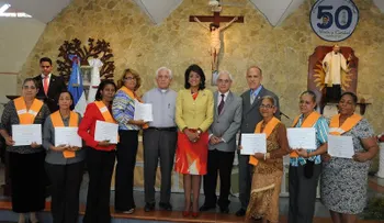 Cándida Montilla de Medina encabeza actos de graduación â??por una cultura de pazâ?