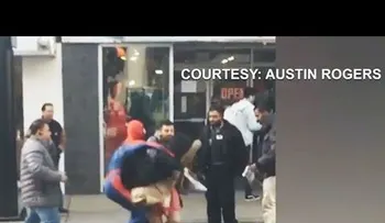 Spiderman atrapa a mujer que robó una tienda (VIDEO)