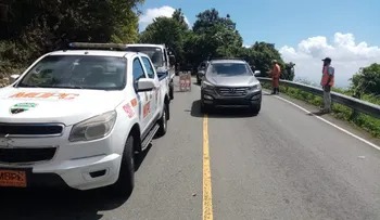 MOPC restablece transito en carretera Constanza