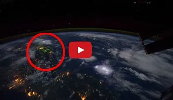 Video capturado desde el espacio es increible