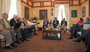 Presidente Medina se reúne con responsables fomento de las Mipymes