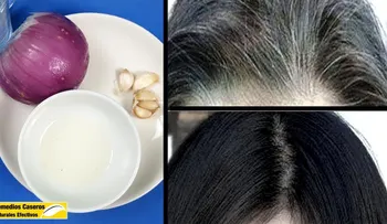 Elimina todas las canas de tu cabeza con este jugo de cebolla