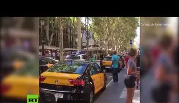 Caos en las calles de Barcelona por atentado (VIDEO)