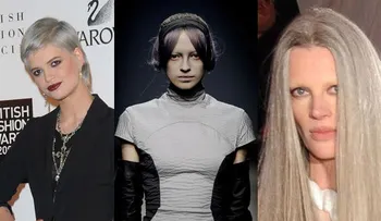 Pelo gris, la última moda en tintura de cabello