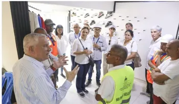 Edeeste y BM recorren proyecto en Los Guaricanos