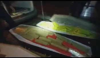 Un traficante esconde marihuana en ataúdes y alega transportar víctimas de COVID-19