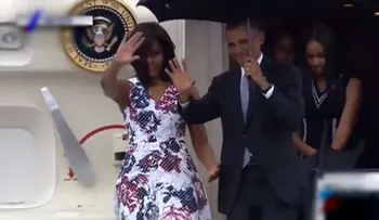Obama llega a La Habana para iniciar histórica visita a Cuba