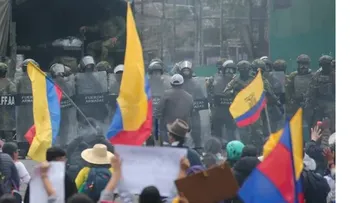 Ecuador vive cuarta semana de protestas contra Noboa