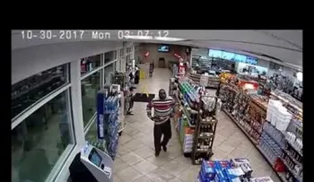 Una mujer escapa del baúl del auto de su secuestrador (MOMENTO EXACTO)