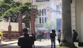 Violencia en la sede del Congreso en Venezuela