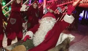 Papá Noel comenzó su gira mundial, según un sitio web que rastrea sus movimientos