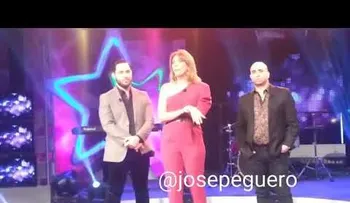 Milagros Germán se enfada con artista