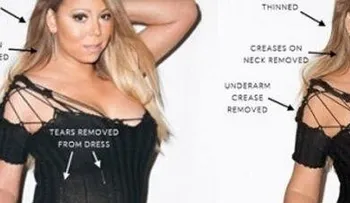 Los fans acaban a Mariah Carey por un Photoshop