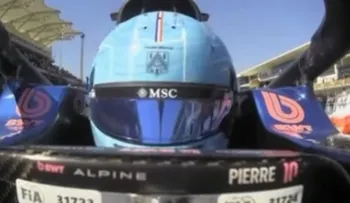 Gasly conversó por radio desde su Alpine durante la FP1 en Austin