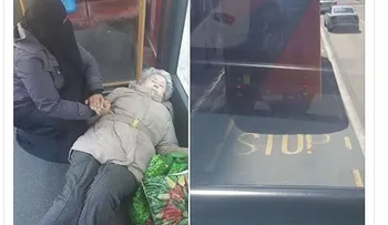 La foto viral de la mujer musulmana ayudando a una anciana en Londres