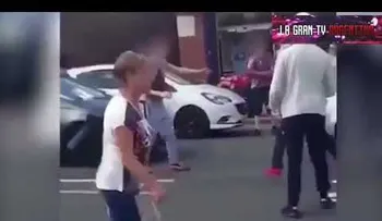 Desafiaron a un conductor y le salió el demonio en persona