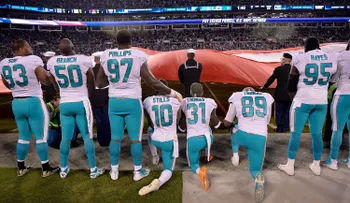 ¿Podrían los Dolphins sancionar a jugadores que protesten durante el himno de Estados Unidos?