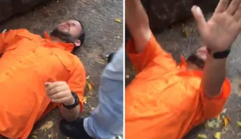 Represión en Venezuela: así fue afectado por los gases lacrimógenos el alcalde opositor David Smolansky