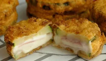 Imperdible receta de calabacín relleno de jamón y queso