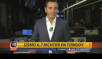 Sismo de magnitud 6,7 se registra en Chile