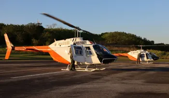 Llegan al país dos nuevos helicópteros marca Bell modelo TH-67 para fortalecer la seguridad de la frontera