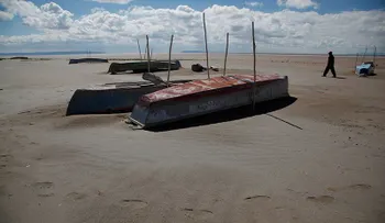 El lago de los Andes que se transformó en desierto