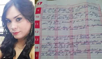 Un travesti identificado como Amarantha, se quita la vida alegando que inventaban mentiras de él