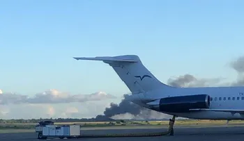 Confirman nueve víctimas de avión que se precipitó en aeropuerto Las Américas