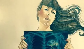 Ilustraciones íntimas y provocativas de la belleza del tacto...