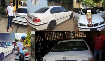 Hijo de senadora aparece fotografiado junto a carro incautado por la DICAN