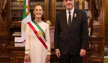 Abinader y presidenta de México fortalecen relaciones bilaterales