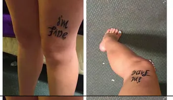 El tatuaje de una chica con depresión retrata el lado más real de este trastorno