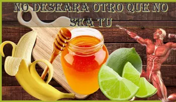  Plátano, miel y limón, muy efectivo para la anemia y el cansancio crónico