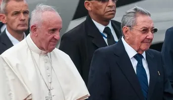 Imágenes del recibimiento del Papa en Cuba 