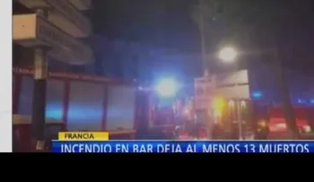 Incendio en bar de Rouen en Francia, deja 13 muertos (VIDEO)