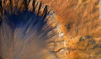 Choques de asteroides en Marte produjeron vida en el planeta rojo, dice un estudio