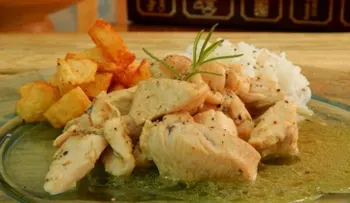 Una receta de pollo al ajillo fácil de preparar