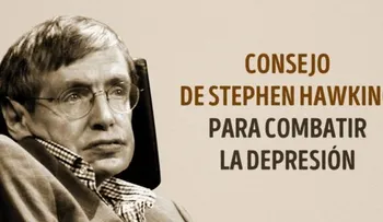 Excelente consejo de Stephen Hawking para combatir la depresión
