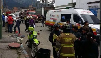 Al menos 10 policías heridos por explosión en el centro de Bogotá